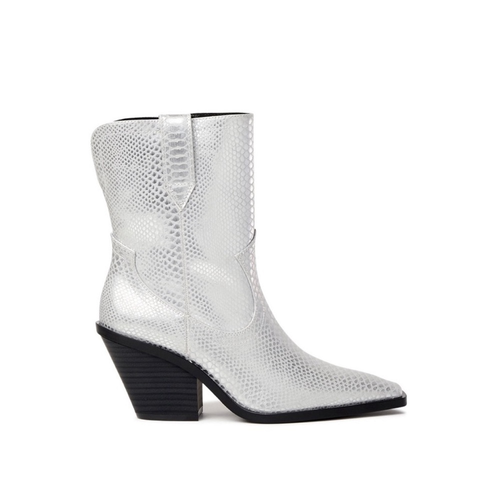 Scoop Silver Women’s Western-Style Booties size 9 - Picture 7 of 7